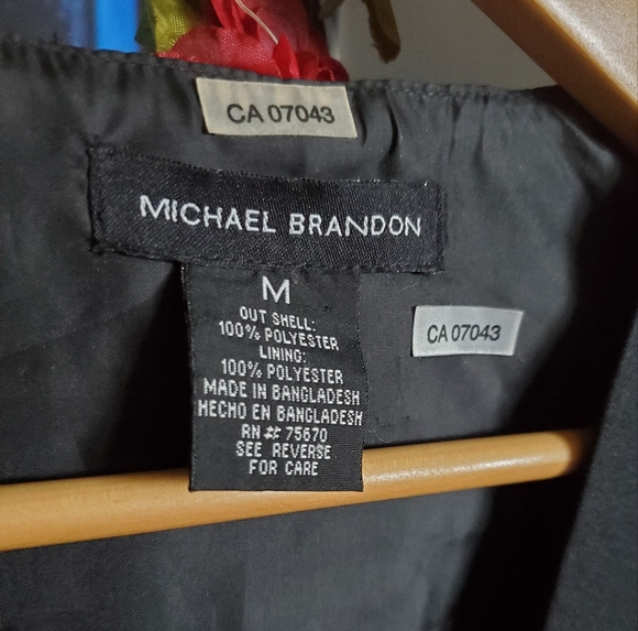 NWOT Black Michael Brandon vest size Medium - Picture 4 of 4